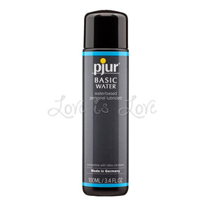 Pjur Basic Water Based Lubricant 100 ML 3.4 FL OZ Lubes & Toy Cleaners - Water Based Pjur 