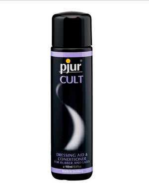 Pjur Cult - Dressing Aid and Conditioner (Protects Rubber And Latex) 100 ml 3.4 fl oz Lubes & Cleaners - Silicone Based Pjur 