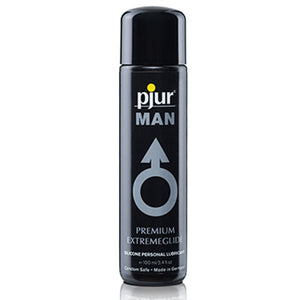 Pjur Man Silicone Based Personal Lubricant Premium Extreme Glide 100 ML 3.4 FL OZ Anal Lubes & Creams Pjur 100 ml (3.4 fl oz) 