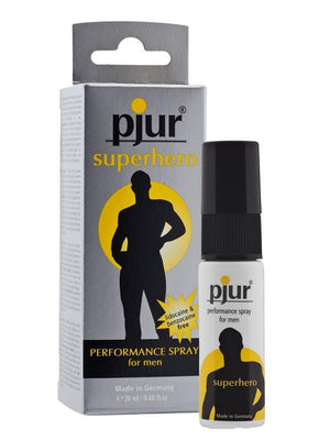 Pjur Superhero Performance for Men 20 ML Enhancers & Essentials - Delay Pjur Pjur Superhero STRONG Performance Spray 20 ml (0.68 fl oz)  Buy in Singapore LoveisLove U4Ria 