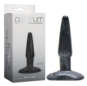 Platinum Premium Silicone The Li'l End Charcoal Anal - Anal Probes & Tools Doc Johnson 