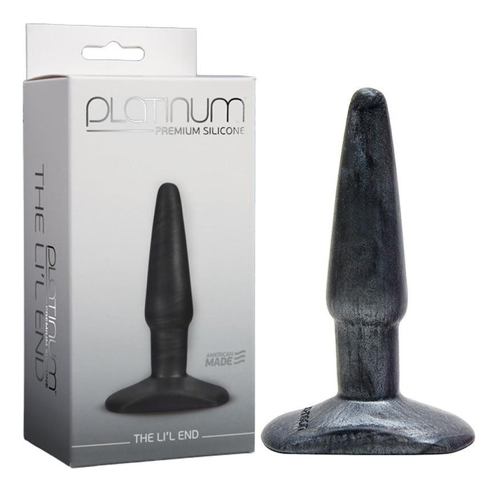 Platinum Premium Silicone The Li'l End Charcoal