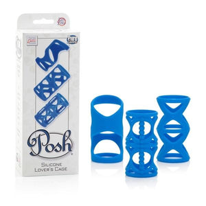 Posh Silicone Lovers Cage (Retail Popular Penis Cage) For Him - Cock Rings Calexotics 