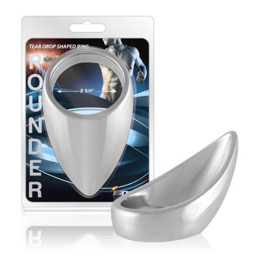 Si Pounder Tear Drop Shaped Ring  2.25 Inch (Crafted from the Finest Chromed Steel)(Limited Stock)