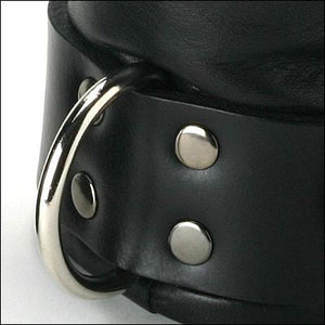 Premium Leather Deluxe Padded Fist Mitts SM or ML Bondage - Premium Luxury Bondage Gear XRLLC 