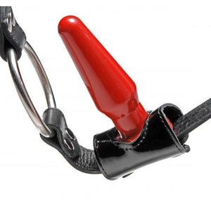 Premium Leather Locking Leather Cock Ring and Anal Plug Harness (Newly Replenished on Apr 19) Strap-Ons & Harnesses Strict Leather 