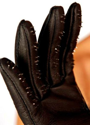 Premium Leather Vampire Gloves Medium And Large Sizes (Good Reviews) Bondage - Women's Fetish Wear XRLLC 