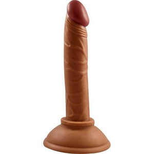 Real Skin All American Mini Whoppers 4 Inch or 5 Inch Straight Dong in Flesh or Latin (Newly Replenished) Dildos - Suction Cup Dildos Nasstoys 4 Inch Latin 