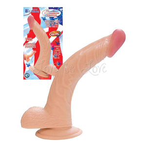 Real Skin All American Whoppers 8 Inch Dong With Balls Flesh (Newly Replenished) Dildos - Suction Cup Dildos Nasstoys 