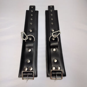 Rimba Deluxe Cushioned Wrist Cuffs With Spring Snap Hooks RIM 7624 Bondage - Rimba Bondage Gear Rimba 