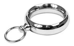 Rimba Donut Cock Ring with Leash Ring RIM 8029 Cock Rings - Metal Cock Rings Rimba 45mm 