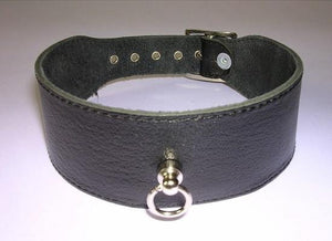 Rimba Leather Collar 4 CM Wide with Small Ring RIM 7541 Bondage - Collars & Leash Rimba 
