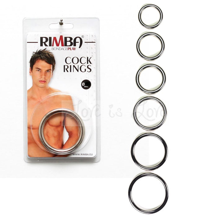Rimba Seamless Stainless Steel Solid Cock Ring RIM 7371 (Nickel Free Top Quality Metal)