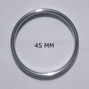 Rimba Stainless Steel Solid Cock Ring RIM 7374 (30 - 55 MM) Cock Rings - Metal Cock Rings Rimba 45 MM 