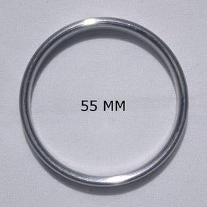 Rimba Stainless Steel Solid Cock Ring RIM 7374 (30 - 55 MM) Cock Rings - Metal Cock Rings Rimba 55 MM 