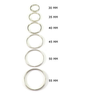 Rimba Stainless Steel Solid Cock Ring RIM 7374 (30 - 55 MM) Cock Rings - Metal Cock Rings Rimba 