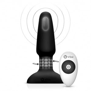 b-Vibe Remote Control Rimming 2 Vibrating Silicone Plug buy at LoveisLove U4Ria Singapore