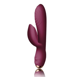 Rocks-Off 10 Speed Every Girl Rechargeable Silicone Rabbit Vibrator Burgundy Award-Winning & Famous - Rocks-Off Rocks-Off 