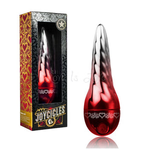 Rocks-Off 10 Speed Joycicles Sparkle Red To Silver Vibrators - Clitoral & Labia Rocks-Off 