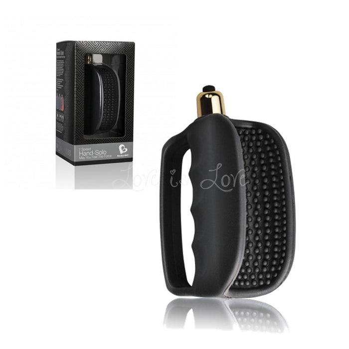 Rocks-Off 7 Speed Hand-Solo Masturbator Stroke Black (Clearance-Last Piece)