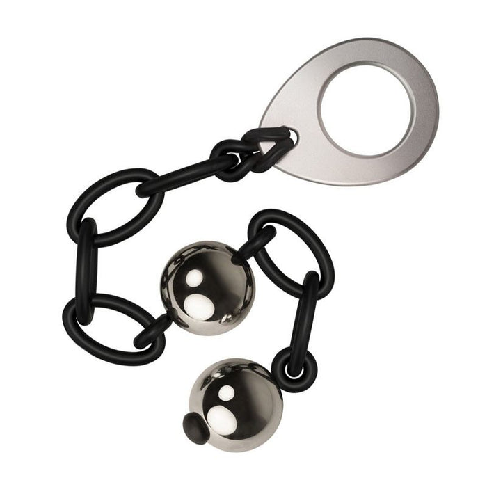 Rocks-Off Lust Link Love In Silicone Chains Kegel Balls
