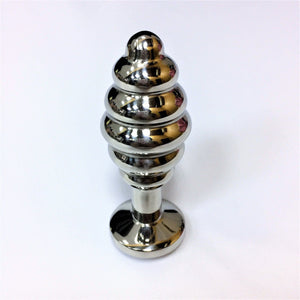 Rouge Garments Stainless Steel Threaded Butt Plug Anal - Anal Metal Toys Rouge Garments 