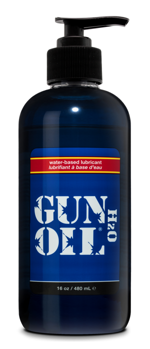 Gun Oil H2O Water-Based Lubricant 2 oz and 4 oz and 8 oz and 16 oz and 32 oz Lubes & Toys Cleaners - Water Based Gun Oil 480ml (16 fl oz) 