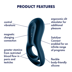 Satisfyer Epic Duo Dual Cock Ring Vibrator Buy in Singapore LoveisLove U4Ria