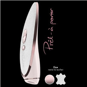 Satisfyer Luxury Precious Metal And Leather Clit Massager Haute Couture or Pret-A-Porter Vibrators - Clitoral Suction Satisfyer 
