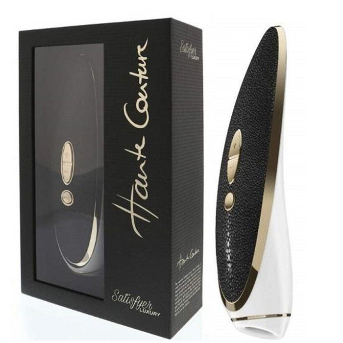 Satisfyer Luxury Precious Metal And Leather Clit Massager