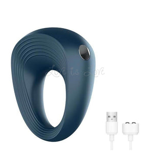 Satisfyer Rings Plus Rechargeable Vibration Blue Cock Rings - Rechargeable Cock Rings Satisfyer 