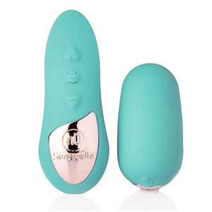 Sensuelle 15 Function Remote Control Petite Egg Tiffany Blue Vibrators - Remote Control Sensuelle 