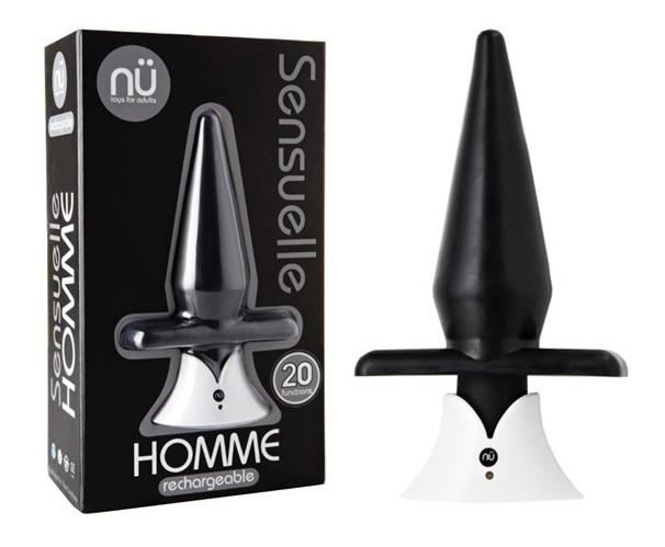 Sensuelle Homme 20 Function Rechargeable Wireless Butt Plug (Retail Popular Rechargeable Butt Plug)(Just Sold - Limited Stock)
