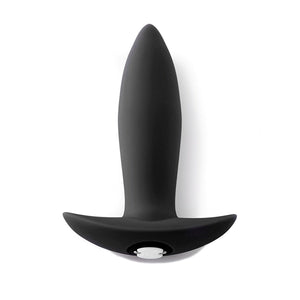 Sensuelle Mini Plug Rechargeable 15 Function Black (Retail Popular Rechargeable Mini Plug) Anal - Anal Vibrators Sensuelle 
