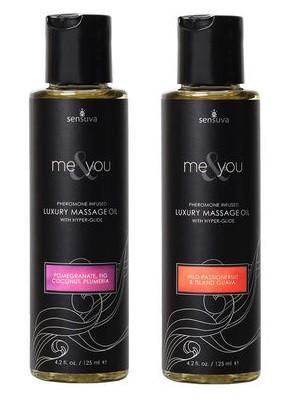 Sensuva Me & You Pheromone Infused Luxury Massage Oil 125 ML .2 FL OZ