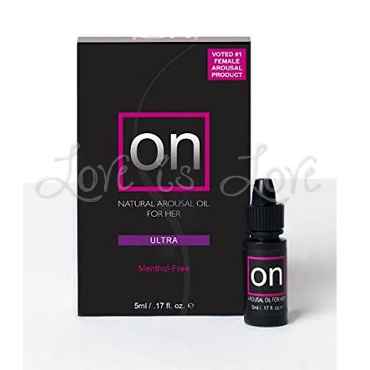 Sensuva ON For Her Natural Arousal Oil Ultra 5 ML 0.17 FL OZ (Menthol-Free)