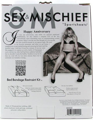 Sex & Mischief Bed Bondage Restraint Kit Bondage - Bedroom Bondage Kits Sex & Mischief 