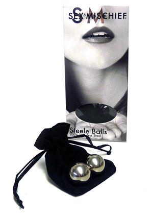 Sex & Mischief Stainless Steel Balls 20 mm (Best Seller And Most Ideal Metal Balls For Asian Ladies) For Her - Kegel & Pelvic Exerciser Sex & Mischief 