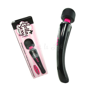 Shibari Hello Sexy Power Massager Black Vibrators - Wands & Attachments Shibari 