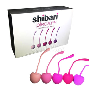 Shibari Luxury Pleasure Variable-Weighted Exercise Cherry Kegel Ball Set Of 5 For Her - Kegel & Pelvic Exerciser Shibari 