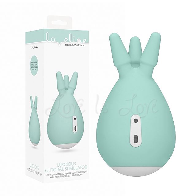 Shots Loveline Luscious Clitoral Stimulator Mint Green (Last Piece Clearance Sale)