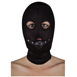 Shots Ouch! Extreme Mesh Balaclava with Open Ball Gag Bondage - Shots Ouch! Bondage Shots Ouch! 