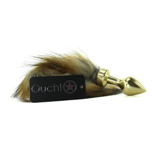 Shots Ouch! Fox Tail Buttplug Gold Anal - Tail & Jewelled Butt Plugs Shots Ouch! 