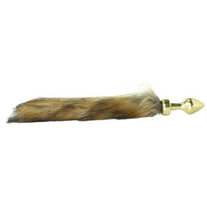 Shots Ouch! Fox Tail Buttplug Gold Anal - Tail & Jewelled Butt Plugs Shots Ouch! 