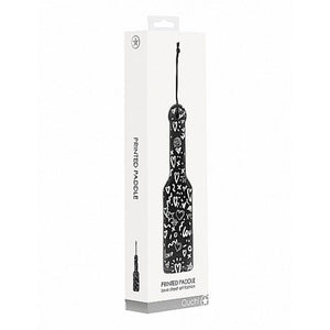 Shots Ouch Love Street Art Fashion Printed Paddle Black Bondage - Paddles/Spankers/Ticklers Shots Ouch! 