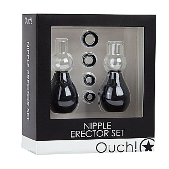 Shots Ouch! Nipple Erector Set Black