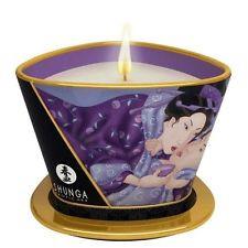 Shunga Massage Candle Sparkling Strawberry Wine Exotic Green Tea Exotic Fruits Libido For Us - Sexy Massage Shunga Exotic Fruits Libldo 