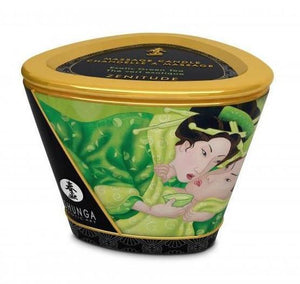 Shunga Massage Candle Sparkling Strawberry Wine Exotic Green Tea Exotic Fruits Libido For Us - Sexy Massage Shunga Exotic Green Tea 