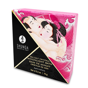 Shunga Moonlight Bath Sea Salt Crystals Aphrodisia 75 G For Us - Bathtime Fun Shunga 