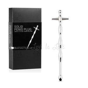 Sinner Gear Unbendable Solid Penis Plug Cross For Him - Urethral Sounds/Penis Plugs Sinner Gear 